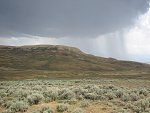 Fossil Butte, WY Rainstorm
